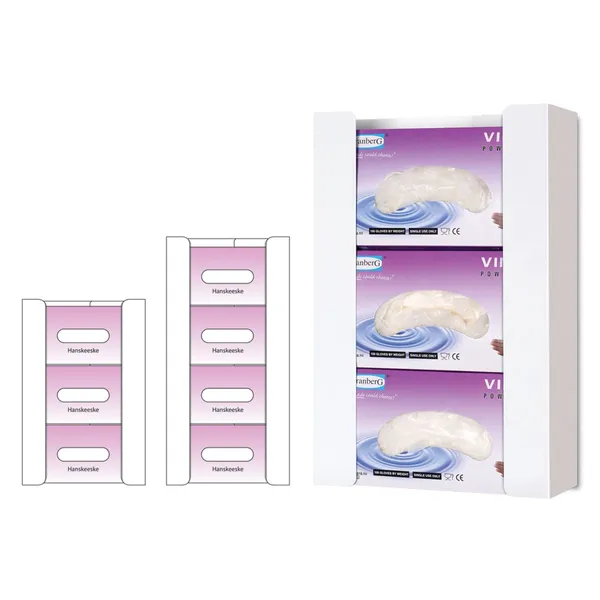 Hanskeholder justerbar for 3  esker