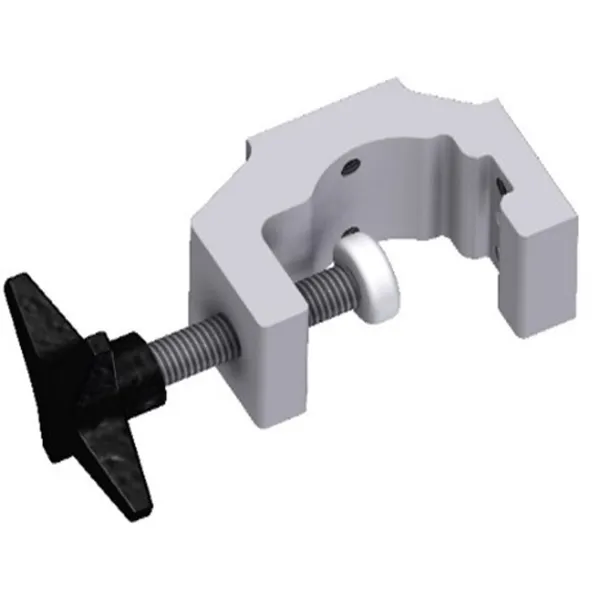 Multiklo med 2 x 6mm Ø skruehull, passer til rør på 16-41mm. Ø. 