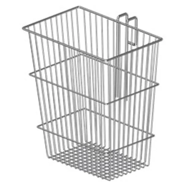 Trådkurv 6 liter, konisk form med krok til T-spor Min. Best 5 st