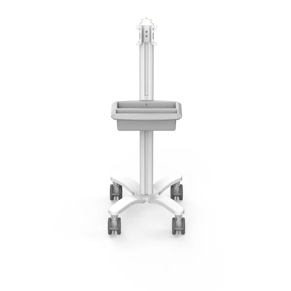 Telemedicine cart with handle and box