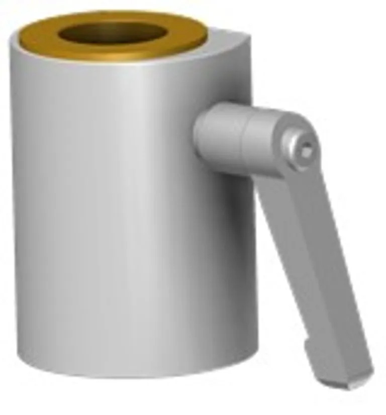 Opphengsfeste til Multiklo og skinnefeste, ett Ø25 mm. hull. Min